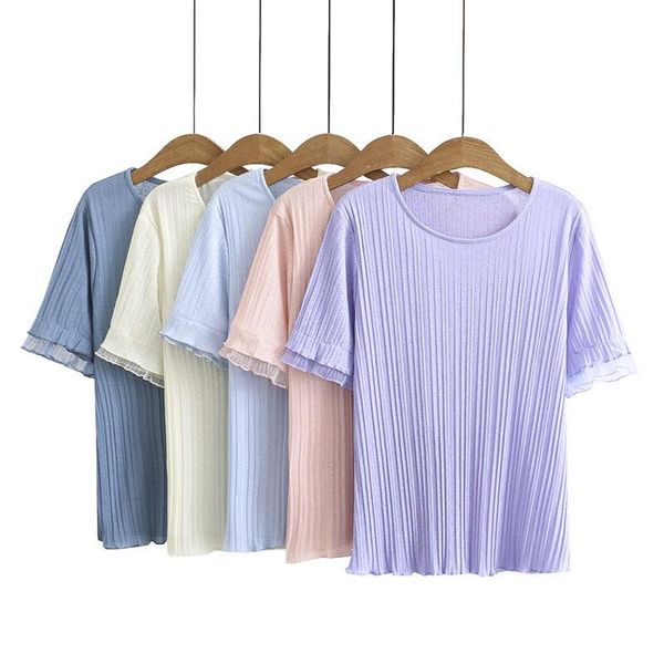 women's t-shirt 2021 summer korean large size casual jacket bamboo pattern ice silk short sleeve femme tee zh644, White
women's t-shirt 2021 summer korean large size casual jacket bamboo pattern ice silk short sleeve femme tee zh644, White