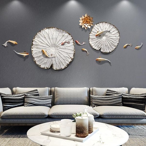 chinese tv background wall decoration fish living room pendant creative porch restaurant light luxury modern decorative objects & figurines
chinese tv background wall decoration fish living room pendant creative porch restaurant light luxury modern decorative objects & figurines