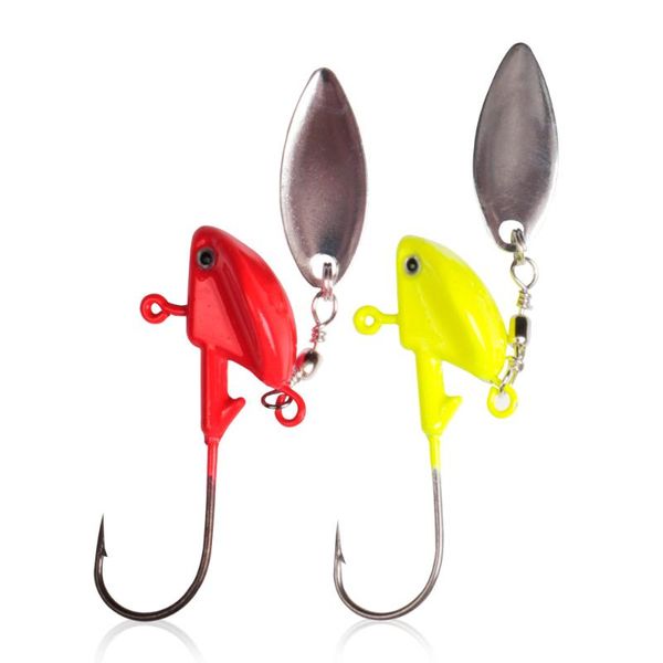 metal lead head hooks 5cm/13.6 soft lure hook jig artificial lifelike with spinner spoon sequins fishing tackle
metal lead head hooks 5cm/13.6 soft lure hook jig artificial lifelike with spinner spoon sequins fishing tackle