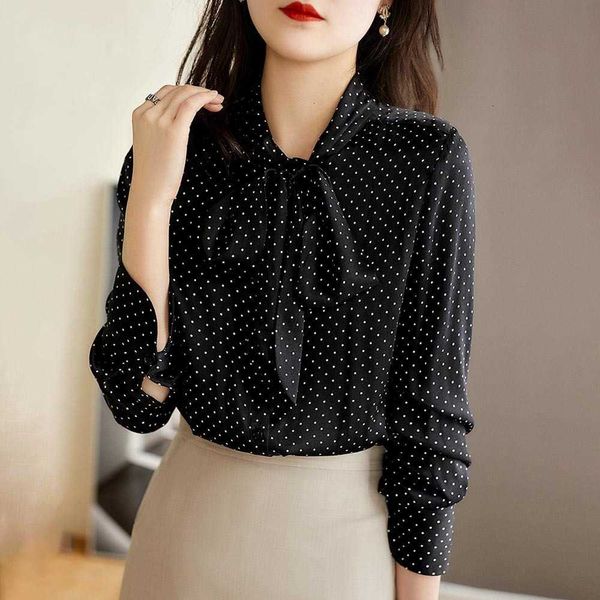women's blouses & shirts women simple polka dots korean style spring long sleeve chiffon blouse chic casual shirt office lady work bow, White
women's blouses & shirts women simple polka dots korean style spring long sleeve chiffon blouse chic casual shirt office lady work bow, White