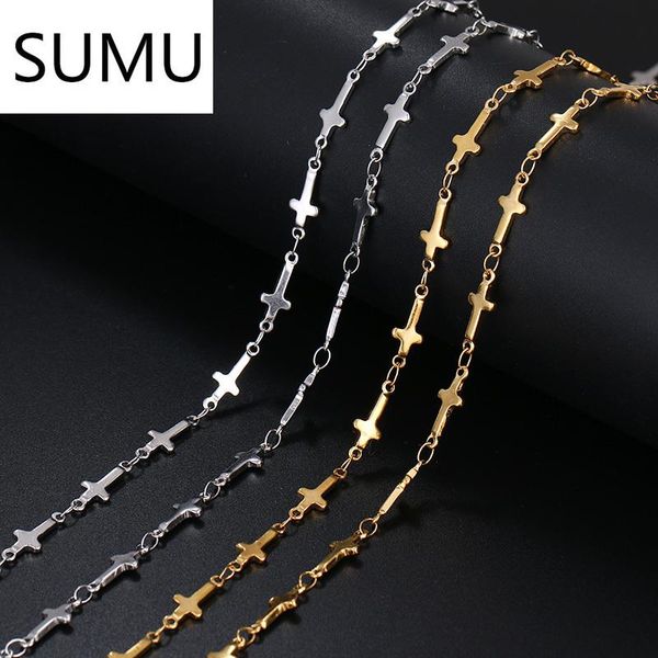 chains sumu stainless steel chain necklaces for man women gold silver color pendant cross donot fade jewelry n1882
chains sumu stainless steel chain necklaces for man women gold silver color pendant cross donot fade jewelry n1882