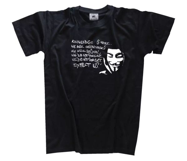 anonymous iv knowledge is guy fawkes vendetta awaits us t-shirt s - 3xl, White;black
anonymous iv knowledge is guy fawkes vendetta awaits us t-shirt s - 3xl, White;black