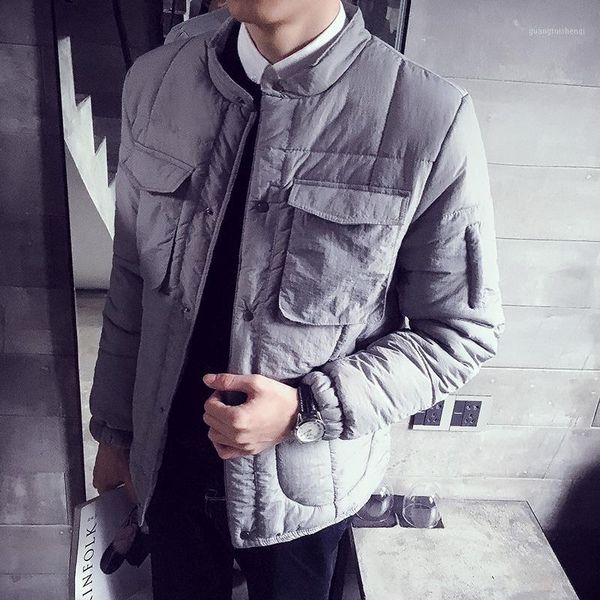 men's down cotton clothes short fashion light slim jacket winter men & parkas, Black
men's down cotton clothes short fashion light slim jacket winter men & parkas, Black