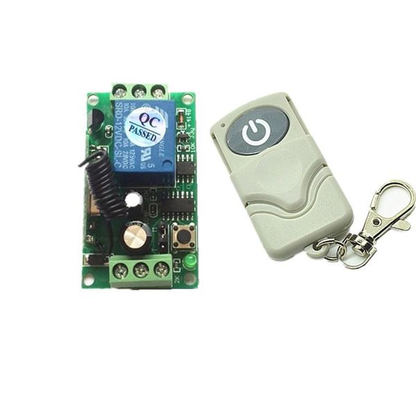 smart home control dc12v 24v 1 ch 1ch rf wireless remote switch system transmitter +receiver with one button
smart home control dc12v 24v 1 ch 1ch rf wireless remote switch system transmitter +receiver with one button