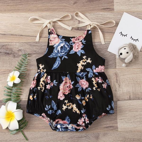 rompers 0-24m born baby girl printed summer black white flower sleeveless sling romper cotton jumpsuit kleding meisje e1, Blue
rompers 0-24m born baby girl printed summer black white flower sleeveless sling romper cotton jumpsuit kleding meisje e1, Blue
