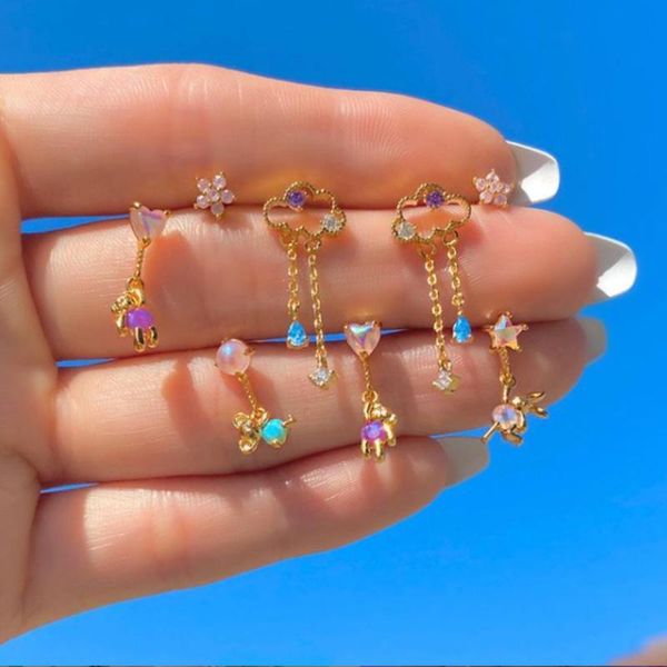 dangle & chandelier copper lovely animals earrings for women cartilage piercing stud micro pave cz ear accessories trend 2021, Silver
dangle & chandelier copper lovely animals earrings for women cartilage piercing stud micro pave cz ear accessories trend 2021, Silver