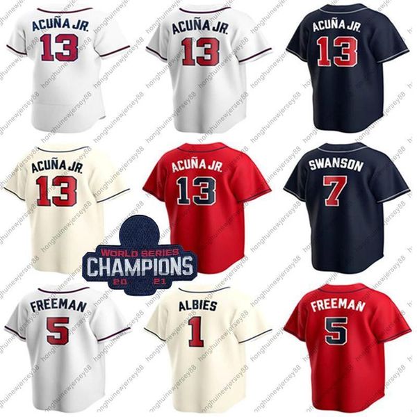 2021 freddie an jersey 7 dansby swanson 13 ronald acuna jr. 27 austin riley 1 ozzie albies 10 chipper jones baseball jerseys custom men wome, Blue;black
2021 freddie an jersey 7 dansby swanson 13 ronald acuna jr. 27 austin riley 1 ozzie albies 10 chipper jones baseball jerseys custom men wome, Blue;black