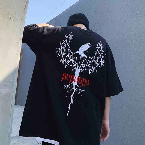 men's t-shirts harajuku embroidered streetwear cotton summer t-shirt of the men with short sleeves oversize casual t-crew loose neck ho, White;black
men's t-shirts harajuku embroidered streetwear cotton summer t-shirt of the men with short sleeves oversize casual t-crew loose neck ho, White;black