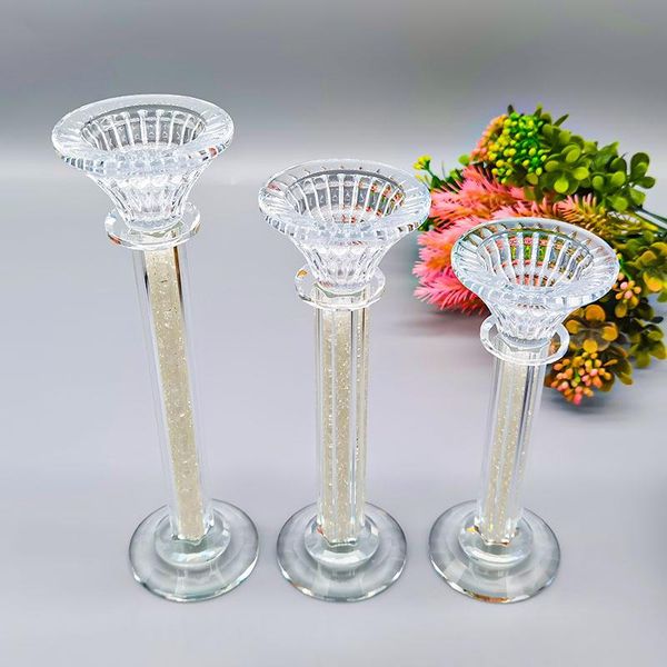 candle holders single-branch holder crystal glass filled with diamonds white candles tabledisplay decoration
candle holders single-branch holder crystal glass filled with diamonds white candles tabledisplay decoration