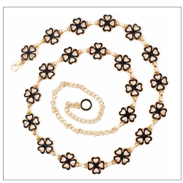 belts metal waist chain wild belt women's decoration with dress lengthened double-sided paint process, Black;brown
belts metal waist chain wild belt women's decoration with dress lengthened double-sided paint process, Black;brown