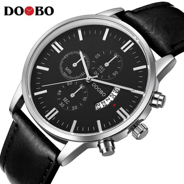 wristwatches quartz watch doobo mens watches sport men fashion man leather strap relogio masculino, Slivery;brown
wristwatches quartz watch doobo mens watches sport men fashion man leather strap relogio masculino, Slivery;brown