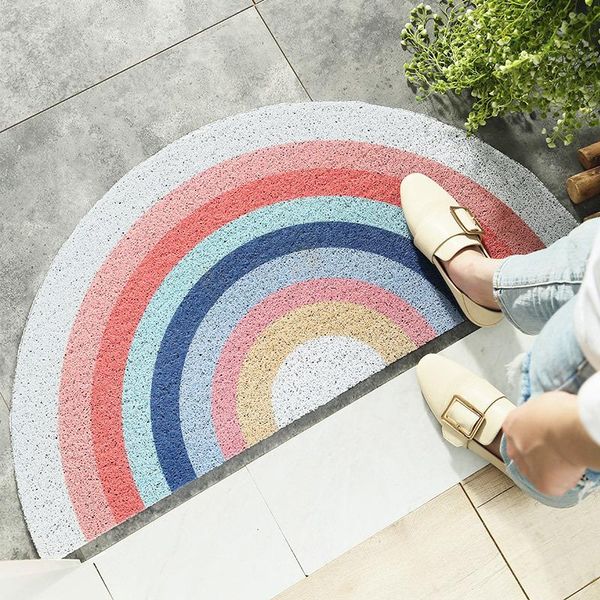 carpets pvc semi-circular rainbow entrance doormat home entry door wear-resistant anti-slip rug foot pad
carpets pvc semi-circular rainbow entrance doormat home entry door wear-resistant anti-slip rug foot pad