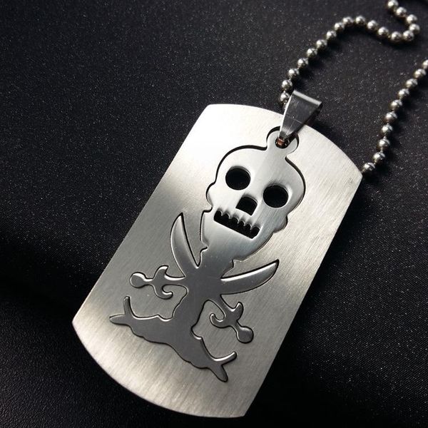 gift stainless steel game anime skull skeleton necklace pirate logo men's double layer detachable taro necklac pendant necklaces, Silver
gift stainless steel game anime skull skeleton necklace pirate logo men's double layer detachable taro necklac pendant necklaces, Silver