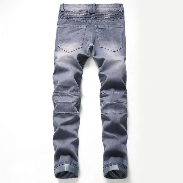 men's jeans grey denim biker mens skinny runway distressed slim elastic homme hiphop washed cargo pants1 9se9, Blue
men's jeans grey denim biker mens skinny runway distressed slim elastic homme hiphop washed cargo pants1 9se9, Blue