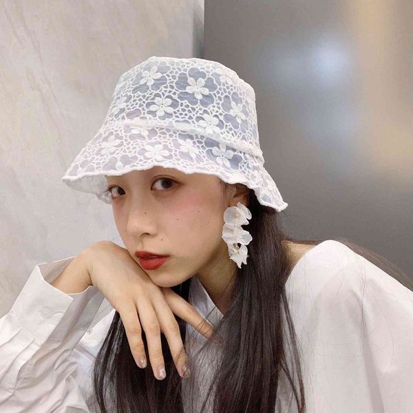 the same korean style with texture double layer organza embroidery mesh transparent fisherman's sun visor basin hat, Blue;gray
the same korean style with texture double layer organza embroidery mesh transparent fisherman's sun visor basin hat, Blue;gray