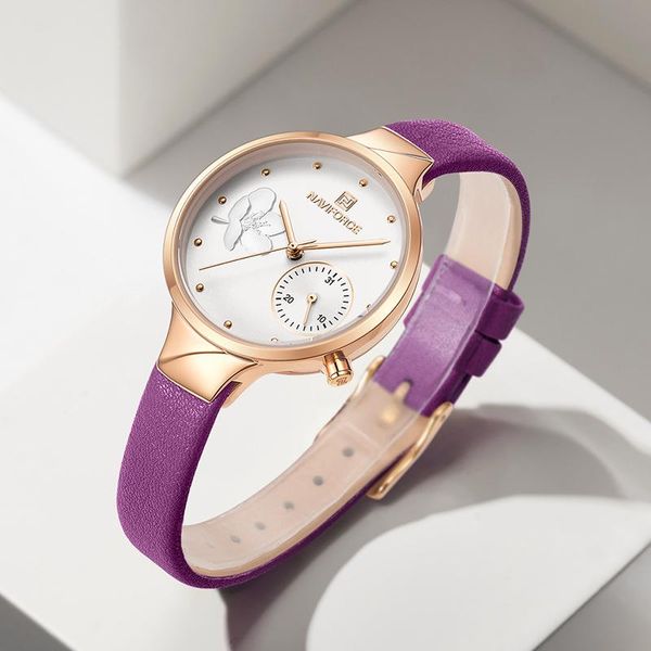 wristwatches naviforce women fashion quartz watch ladies leather strap casual waterproof gift for girl wife 2021, Slivery;brown
wristwatches naviforce women fashion quartz watch ladies leather strap casual waterproof gift for girl wife 2021, Slivery;brown