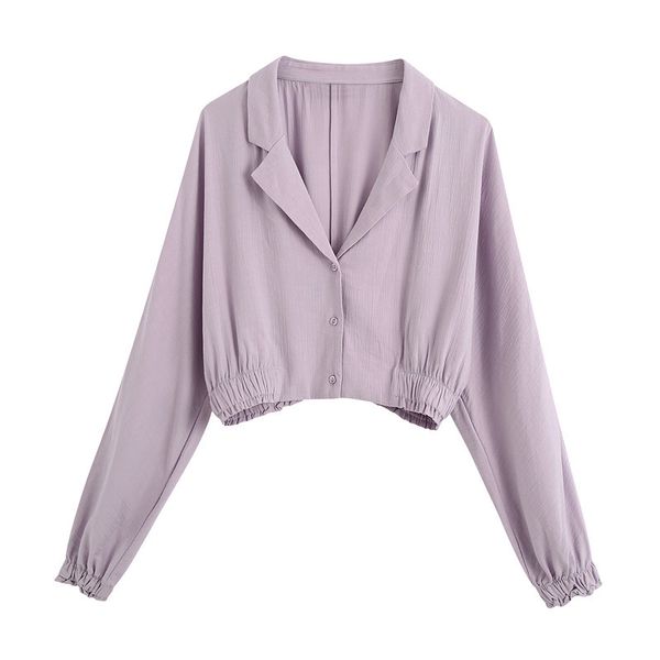violet lapel crop blouses women v neck single-breasted batwing sleeve female shirts blusas chic 210430, White
violet lapel crop blouses women v neck single-breasted batwing sleeve female shirts blusas chic 210430, White