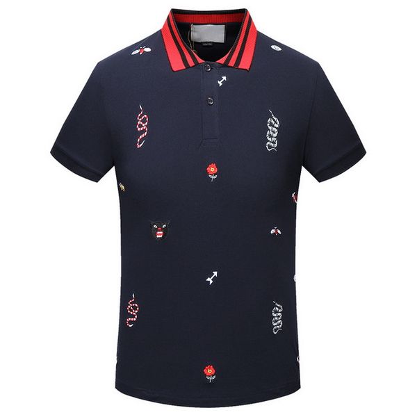 summer men's polos t-shirts slim multi embroidery polo shirts man fashion design ribbed short sleeves split hem stretch male tees, White;black
summer men's polos t-shirts slim multi embroidery polo shirts man fashion design ribbed short sleeves split hem stretch male tees, White;black