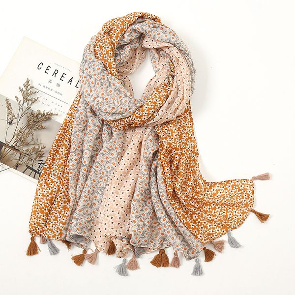 shawls korean style fresh three-section daisy color matching soft scarf spring and autumn cotton linen feel sunscreen no. 4, Blue;gray
shawls korean style fresh three-section daisy color matching soft scarf spring and autumn cotton linen feel sunscreen no. 4, Blue;gray