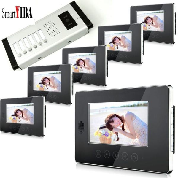 smartyiba 6 apartment 7"color lcd touch screen 2way hands intercom monitor wired video door phone doorbell system phones
smartyiba 6 apartment 7"color lcd touch screen 2way hands intercom monitor wired video door phone doorbell system phones