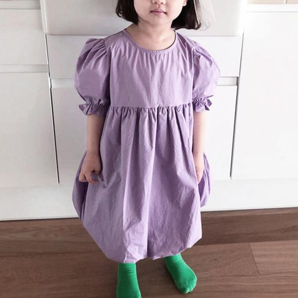 summer children clothing kids dress simple temperament round neck bubble sleeve solid color fluffy girl's skirt baby girls cloth dresse, Red;yellow
summer children clothing kids dress simple temperament round neck bubble sleeve solid color fluffy girl's skirt baby girls cloth dresse, Red;yellow