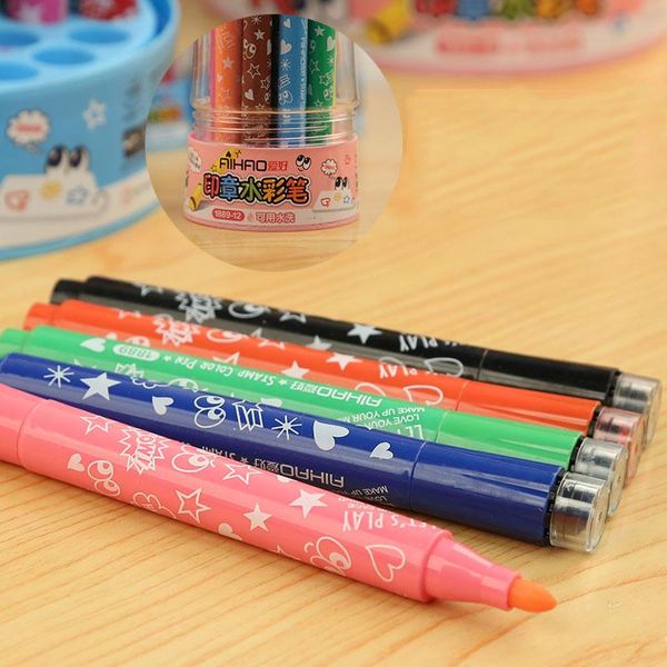 highlighters 10sets wholesale 12colors stars water color pen cartoon watercolorpen washable cute marker highlighter kids gift stationery, Black;red
highlighters 10sets wholesale 12colors stars water color pen cartoon watercolorpen washable cute marker highlighter kids gift stationery, Black;red