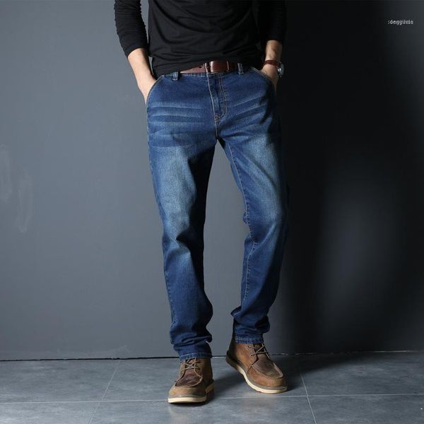 men's jeans 2021 cotton men denim trousers soft mens pants autumn jean fashion large big size 40 46 481, Blue
men's jeans 2021 cotton men denim trousers soft mens pants autumn jean fashion large big size 40 46 481, Blue
