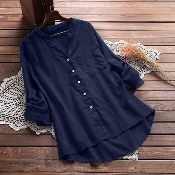 women's blouses & shirts fashion and casual cotton linen vintage long sleeve button down elegant style, White
women's blouses & shirts fashion and casual cotton linen vintage long sleeve button down elegant style, White