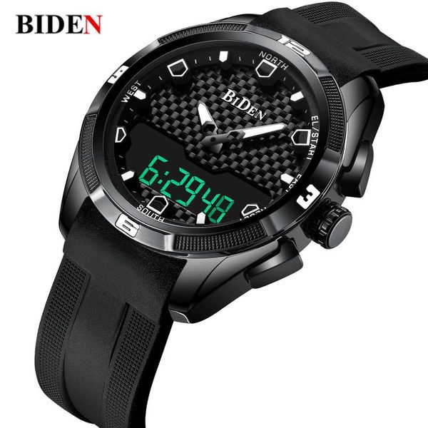 wristwatches biden fashion military watch men silicone waterproof casual sport mens watches dual time digital backlight men's wristwatc, Slivery;brown
wristwatches biden fashion military watch men silicone waterproof casual sport mens watches dual time digital backlight men's wristwatc, Slivery;brown