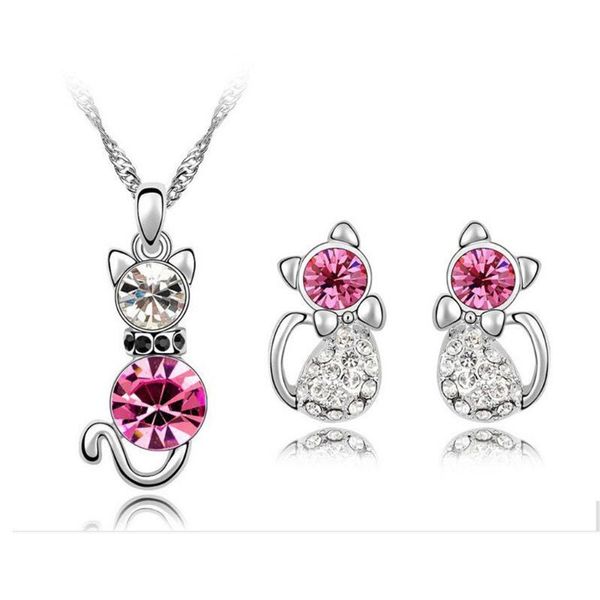 earrings & necklace fashion exquisite water drop bracelet rhinestone plating ear hook ring jewelry set gifts boucle doreille femme, Silver
earrings & necklace fashion exquisite water drop bracelet rhinestone plating ear hook ring jewelry set gifts boucle doreille femme, Silver