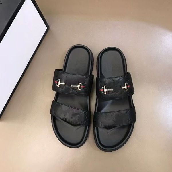 2021 luxury designers slippers men flip flops sandals genuine leather slides summer fashion flat sandal 38~45 size mjk002, Black
2021 luxury designers slippers men flip flops sandals genuine leather slides summer fashion flat sandal 38~45 size mjk002, Black