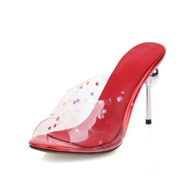 sandal female 2021 summer fish mouth transparent pvc9 cm high heel fashion women's shoes size 33-50 sandals, Black
sandal female 2021 summer fish mouth transparent pvc9 cm high heel fashion women's shoes size 33-50 sandals, Black