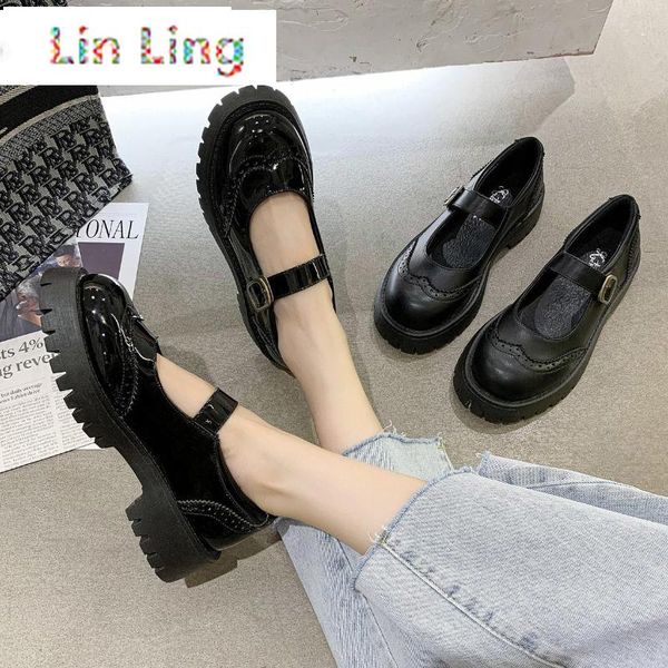 dress shoes 2021 linling cos cute girlmaid round toe japanese jk high school uniform kawaii anime play mary jane lolita, Black
dress shoes 2021 linling cos cute girlmaid round toe japanese jk high school uniform kawaii anime play mary jane lolita, Black