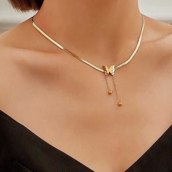 pendant necklaces luxury shell butterfly pendants for women stainless steel letter tassel zircon chain necklace fashion brand jewelry p5, Silver
pendant necklaces luxury shell butterfly pendants for women stainless steel letter tassel zircon chain necklace fashion brand jewelry p5, Silver