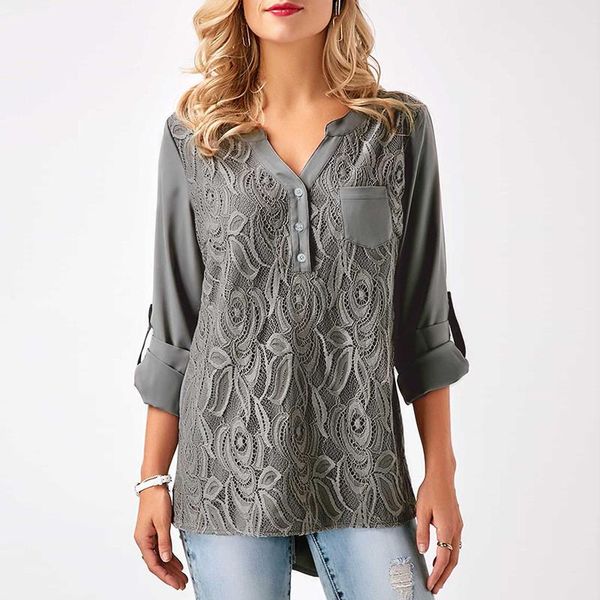 women's blouses & shirts peplum lace blouse womens ruffle boho femme ladies long office shirt 2021 summer back button female, White
women's blouses & shirts peplum lace blouse womens ruffle boho femme ladies long office shirt 2021 summer back button female, White