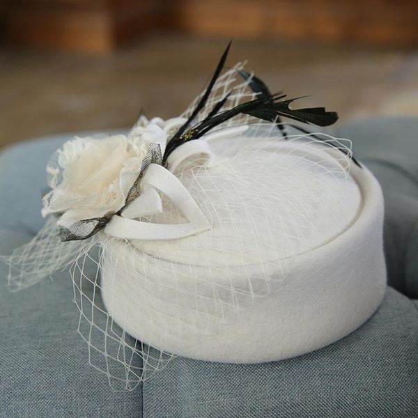 stingy brim hats noble wool fedoras hat for women fashion bow-knot cap vintage elegant female brand soft girls chapeu gauze formal, Blue;gray
stingy brim hats noble wool fedoras hat for women fashion bow-knot cap vintage elegant female brand soft girls chapeu gauze formal, Blue;gray