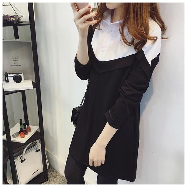 maternity dresses dress long sleeves grey cotton patchwork plus size pregnancy loose large pregnant woman mom, White
maternity dresses dress long sleeves grey cotton patchwork plus size pregnancy loose large pregnant woman mom, White