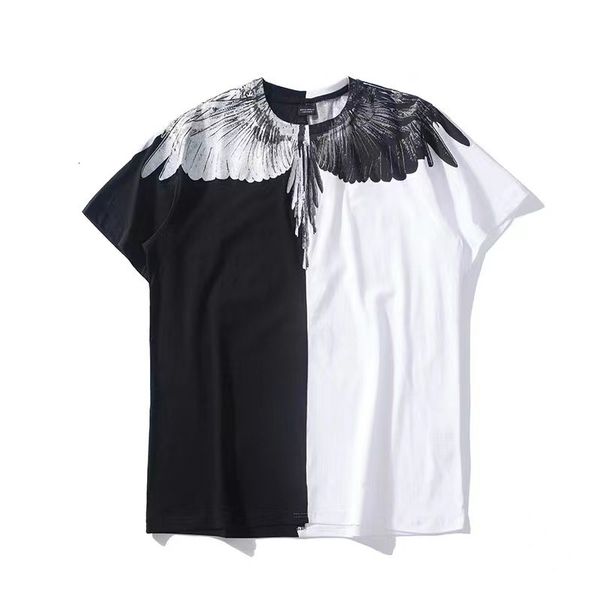 tide brand yin yang wing printed short sleeve t-shirt loose lovers' wear men's and women's oversize half, White;black
tide brand yin yang wing printed short sleeve t-shirt loose lovers' wear men's and women's oversize half, White;black