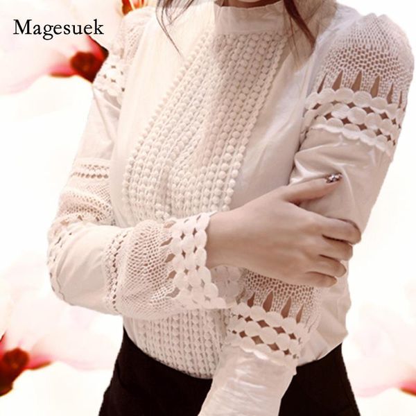 women's blouses & shirts 2021 hollow out lace blouse fashion long sleeve white women blusas slim chiffon shirt clothing 8h98
women's blouses & shirts 2021 hollow out lace blouse fashion long sleeve white women blusas slim chiffon shirt clothing 8h98