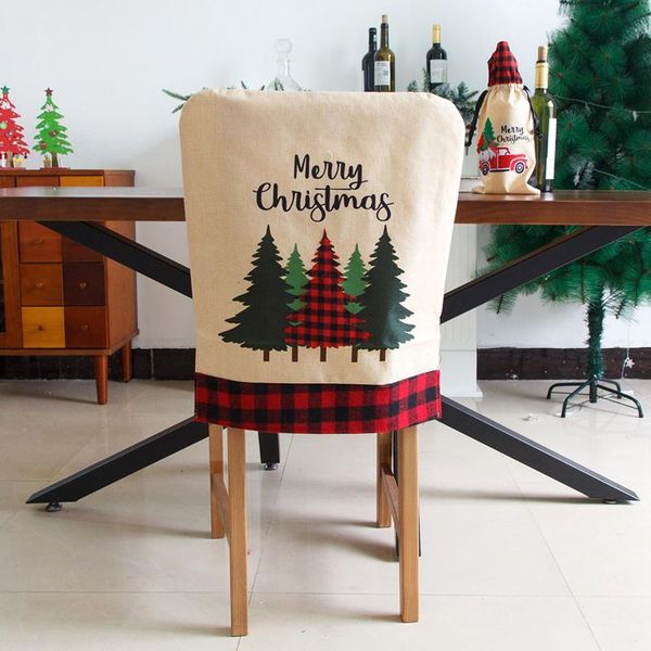 christmas chair cover classic xmas tree gnome old man truck print dining slipcovers with plaid trim home party decor soft covers
christmas chair cover classic xmas tree gnome old man truck print dining slipcovers with plaid trim home party decor soft covers