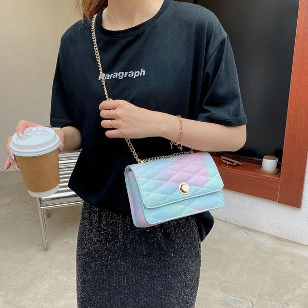 evening bags fashion women diamond lattice shoulder messenger multicolor gradient crossbody chain handbag armpit bag quality phone purse
evening bags fashion women diamond lattice shoulder messenger multicolor gradient crossbody chain handbag armpit bag quality phone purse