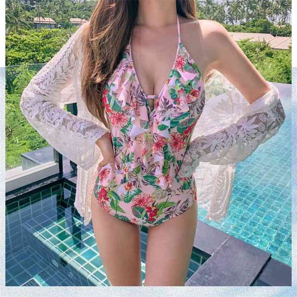 thin cover belly korean conservative printing ladies bikini swimsuit female spring body 210603, White;black
thin cover belly korean conservative printing ladies bikini swimsuit female spring body 210603, White;black