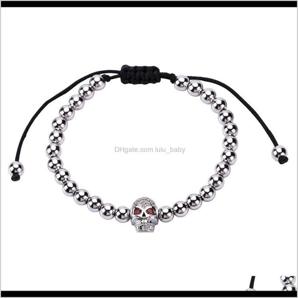 beaded, strands bracelets jewelry drop delivery 2021 fashion bracelet multi-layer copper gold-plated zircon micro-inlaid exaggerated skull w, Black
beaded, strands bracelets jewelry drop delivery 2021 fashion bracelet multi-layer copper gold-plated zircon micro-inlaid exaggerated skull w, Black