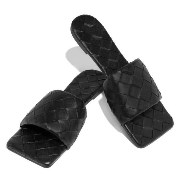brand women slippers weave leather sandal open toe flat casual slides summer outdoor comfortable beach female flip flops, Black
brand women slippers weave leather sandal open toe flat casual slides summer outdoor comfortable beach female flip flops, Black