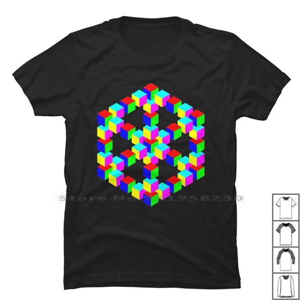 men's t-shirts illusion cubes art t shirt 100% cotton graphic abstract shopping clothing thing wear ping cube ill ear cub, White;black
men's t-shirts illusion cubes art t shirt 100% cotton graphic abstract shopping clothing thing wear ping cube ill ear cub, White;black