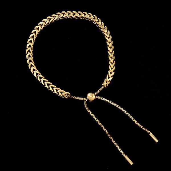 indelible 316l stainless steel sliding chain bracelet tassel pendant exquisite fashion personality simple female gift jewelry link,, Black
indelible 316l stainless steel sliding chain bracelet tassel pendant exquisite fashion personality simple female gift jewelry link,, Black