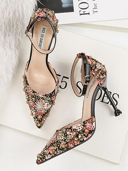 sandals female rhinestone stiletto 2021 spring and summer pointed high heels word with color matching women's shoes, Black
sandals female rhinestone stiletto 2021 spring and summer pointed high heels word with color matching women's shoes, Black