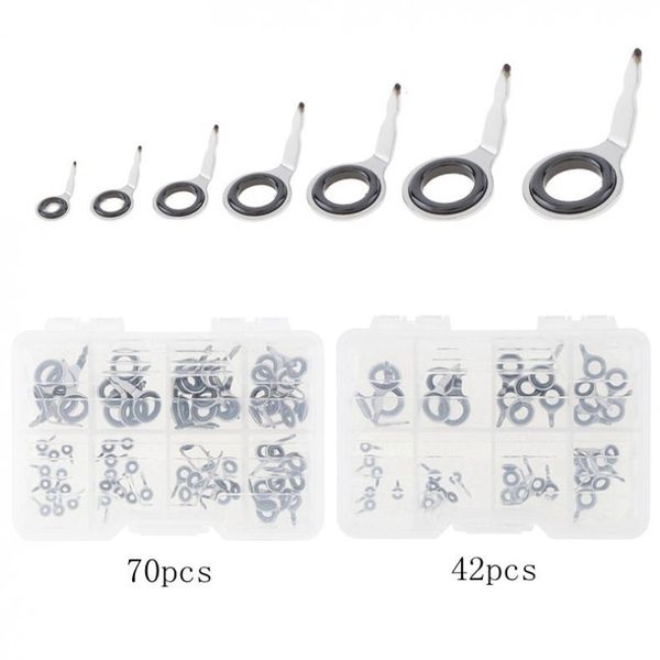 / 70pcs lure fishing rod guides set mixed size 3-10# ceramic rings raft line repair kit boat rods
/ 70pcs lure fishing rod guides set mixed size 3-10# ceramic rings raft line repair kit boat rods