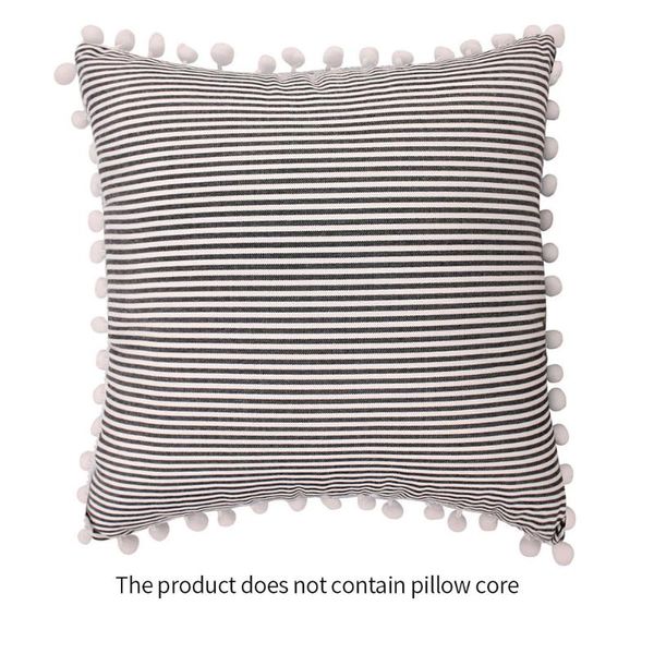 cushion/decorative pillow soft cushion cover square striped decorative pillows throw case with pom poms home decor living room sofa seat cof
cushion/decorative pillow soft cushion cover square striped decorative pillows throw case with pom poms home decor living room sofa seat cof