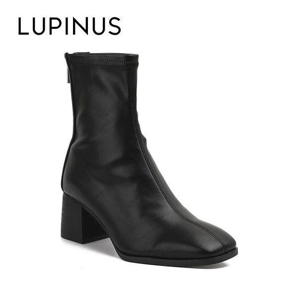 boots lupinus fashion square toe ankle for women 2021 chic heel casual leather mujer, Black
boots lupinus fashion square toe ankle for women 2021 chic heel casual leather mujer, Black